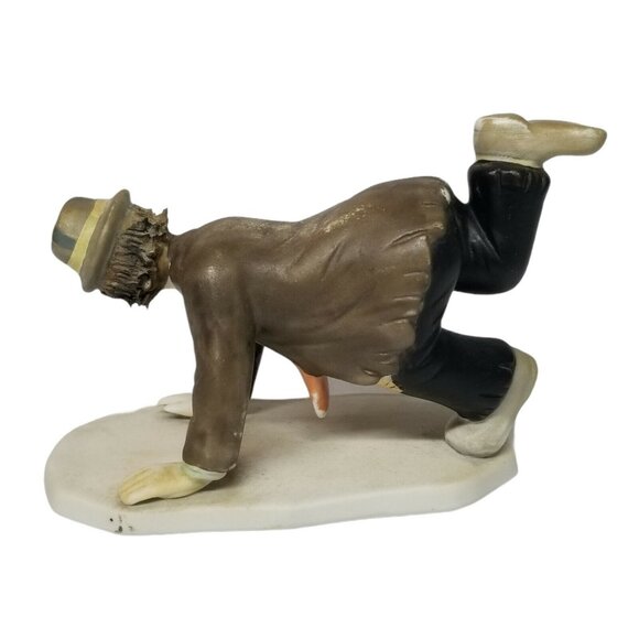 Emmett Kelly Jr Clown Figure by Flambro From Frankemuth Gallery Planking Sad - Picture 2 of 10